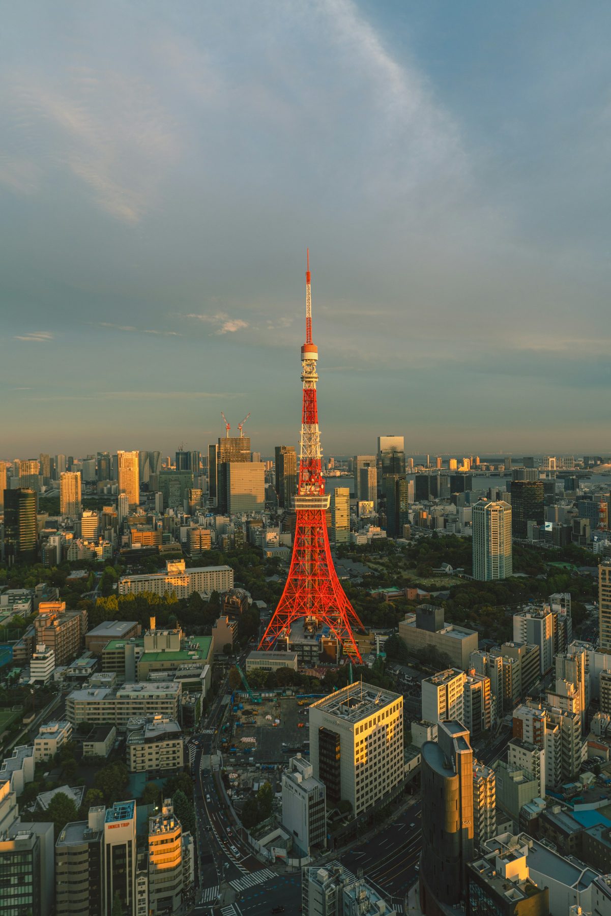 Tokyo Tower at sunset